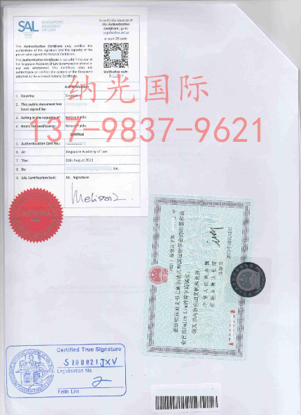 新加坡房产抵押委托公证认证中国房管局使用